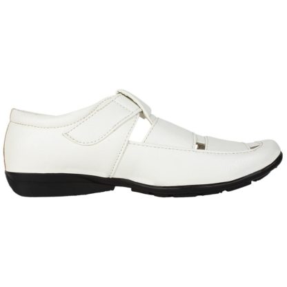 White Elevator Sandals