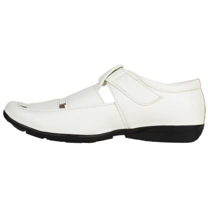 White Height Increasing Sandals