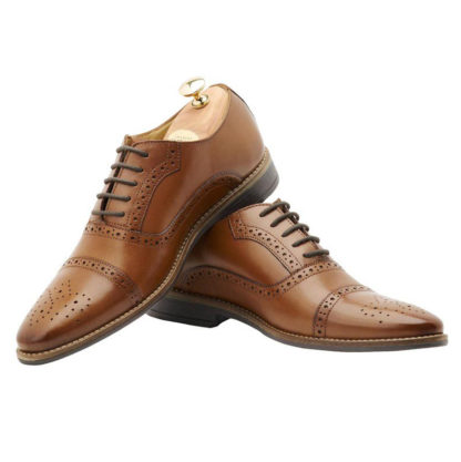 Elevator Leather Brogue Shoes