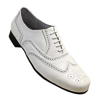 White Brogue - Mesn White Color Brogue Shoes