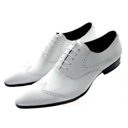 White Color Elevator Shoes