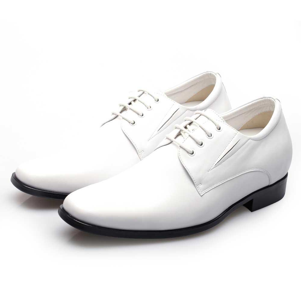 White Color Elevator Shoes - White Elevator Shoes
