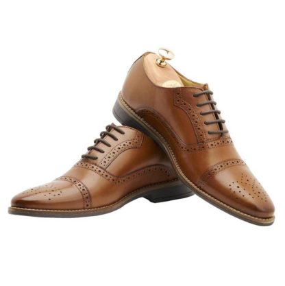 Men's Leather Brogue Shoes