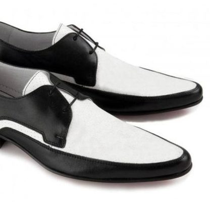 Black & White Elevator Shoes