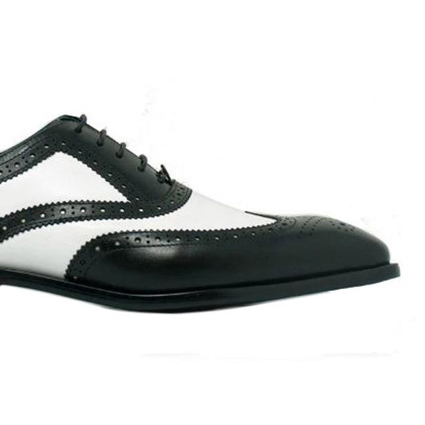 Black And White Shoes - Luxury Shoes For Men | Hidden Heel Shoes