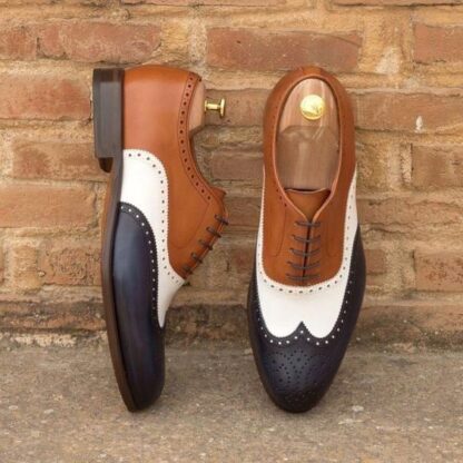 Hidden Heel Brogue Shoes